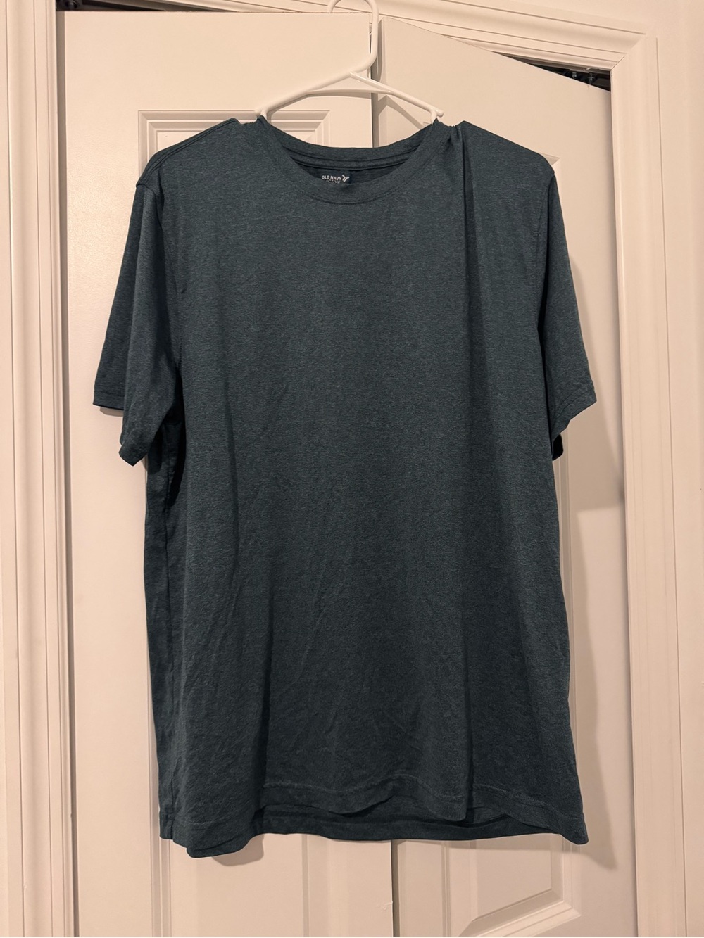 Old Navy Heathered Teal Crew Neck Tee